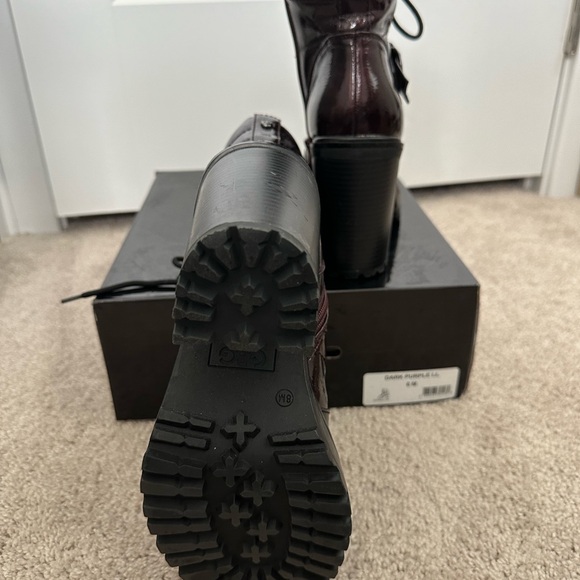 GBG Guess Dark Purple Booties - Sz 8 - Picture 7 of 7